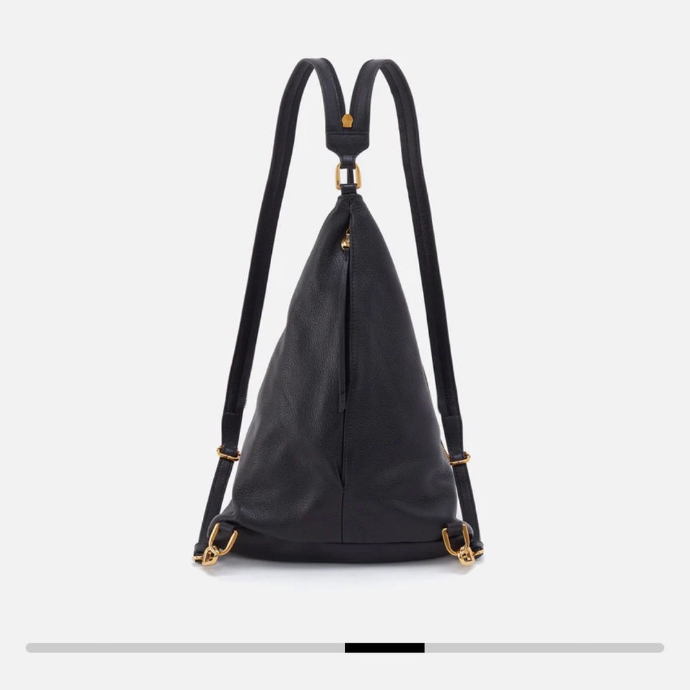 HOBO Convertible swing  Black Leather Women's Bag WORN ONCE - Picture 8 of 8